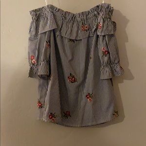 Off the shoulder top. NWOT